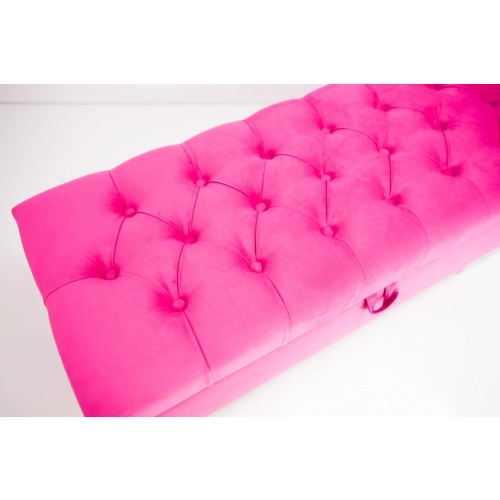 Kufer Pikowany CHESTERFIELD Różowy / Model Q-2 Rozmiary od 50 cm do 200 cm